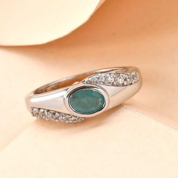 Grandidierit und Zirkon-Ring - 0,72 ct. image number 2