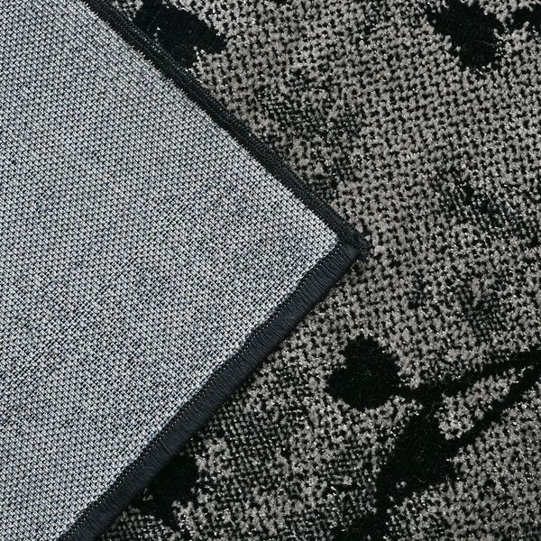 Gewebter Teppich mit Blattmuster, 91x152cm, Braun-schwarz image number 12