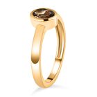 Natürlicher, goldener Tansanit-Ring - 0,62 ct. image number 4