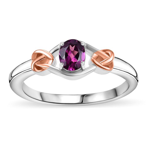 2er Set - AAA Nat&uuml;rlicher Radiant Ember Garnet Ring und Anh&auml;nger, Gr&ouml;&szlig;e (17.00), 925 Silber rhodiniert ca. 0.92 ct image number 5