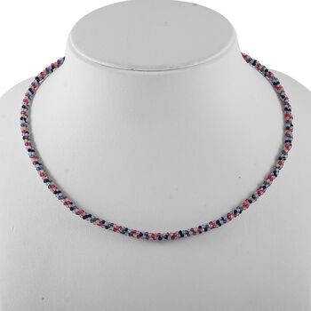 Multi-Edelstein-Halskette, 45 cm - 100 ct.