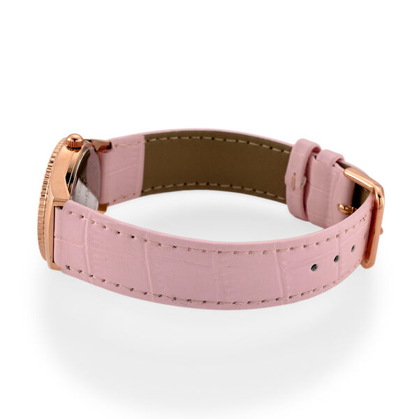 GENOA - J Francis gefertigt mit SWAROVSKI Wei&szlig;er Swarovski Kristall Uhren 23 cm Reine Legierung IP Rosa Plattierung image number 5