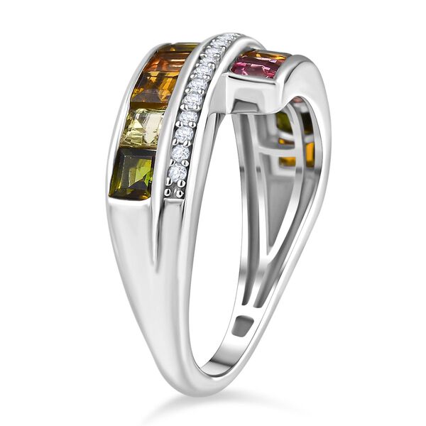 Multi-Turmalin und Zirkon Ring - 2,11 ct. image number 5