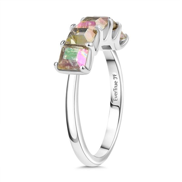 J Francis gefertigt mit SWAROVSKI- Lumin gr&uuml;n Kristall Ring image number 5