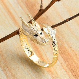 Royal Bali Kollektion- Drachen Ring in 375 Gold