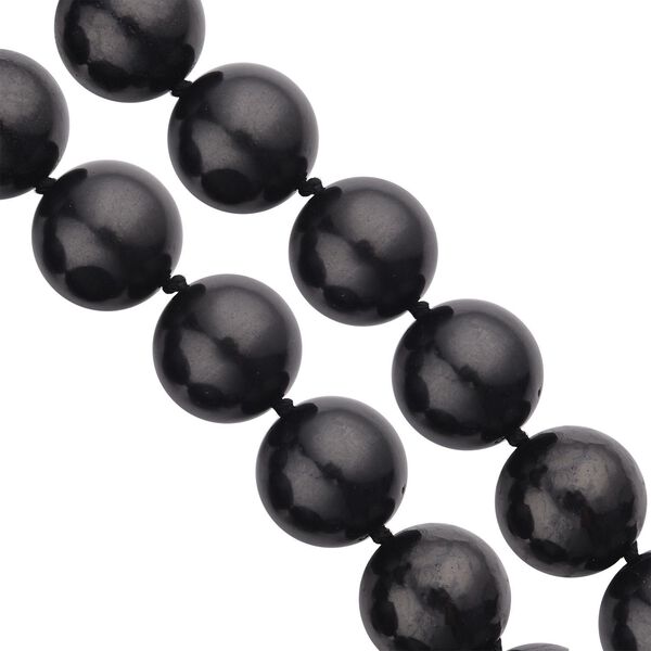 Runde Schungit-Perlen-Halskette - 446,55 ct. image number 5