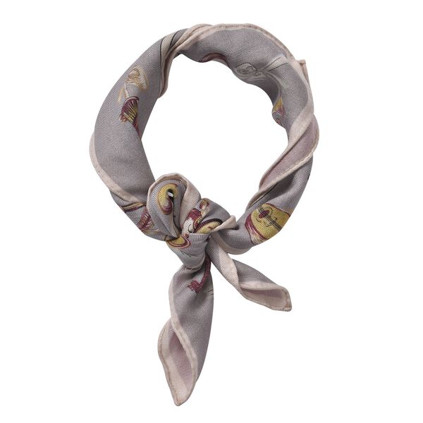 LA MAREY Foulard Quadratischer Schal, Pink image number 7