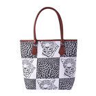 Handtasche mit Kunstleder-Griff, Leopard-Muster image number 0