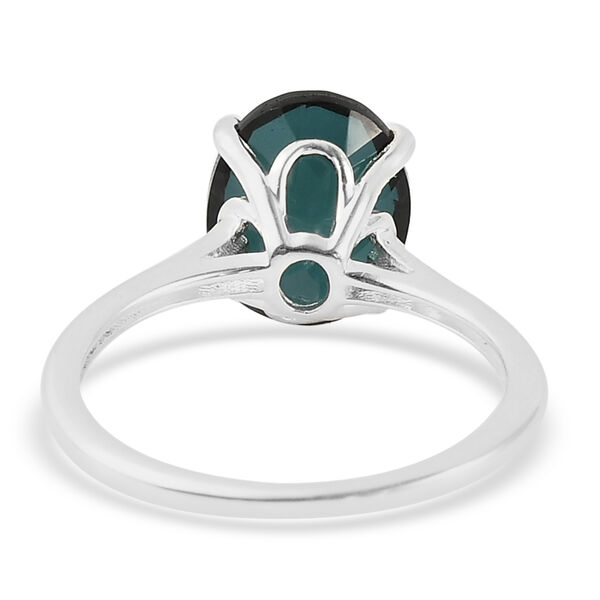 Alexandrit Triplett Quarz Solit&auml;r-Ring, 925 Silber  ca. 2,78 ct image number 6