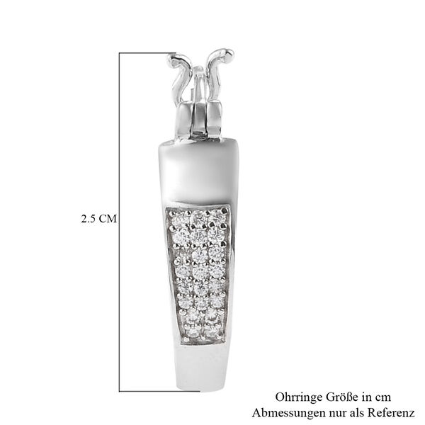 Moissanit Creolen - 0,21 ct. image number 5