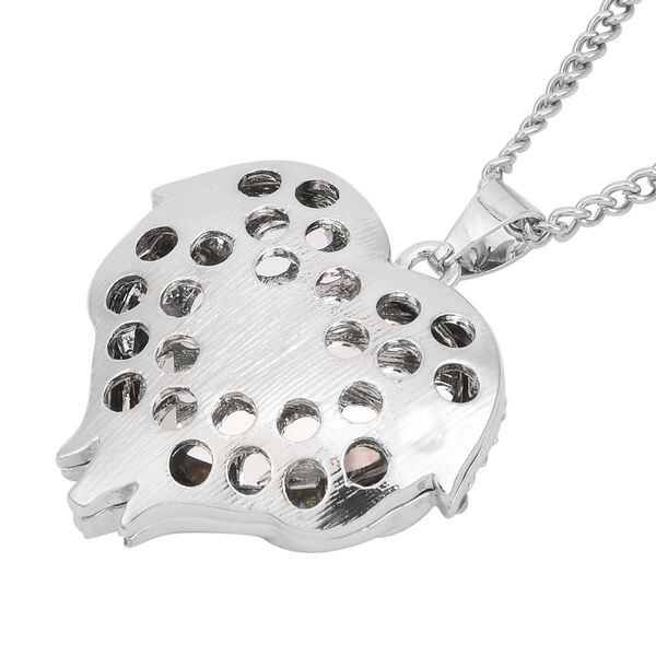 2er Set - Glas, Kristall Anh&auml;nger mit Kette und Ohrringe Mystic image number 4