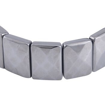 Flexibles Terahertz-Armband mit Diamantschliff-Muster - 230 ct.