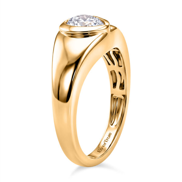 EVER TRUE Moissanit Ring Nickelfreies Messing (Gr&ouml;&szlig;e 18.00) ca. 0,82 ct image number 4