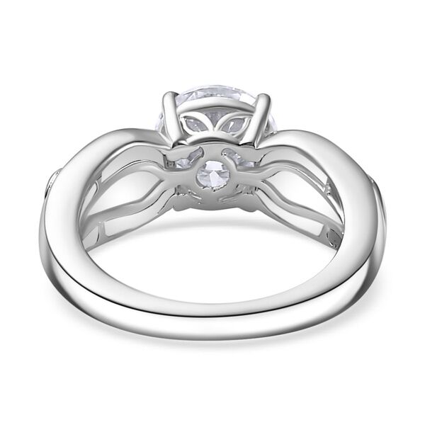 Zweifarbiger Moissanit Ring - 1,72 ct. image number 6