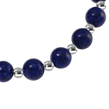 Lapislazuli Armband, flexibel, ca. 60.00 ct