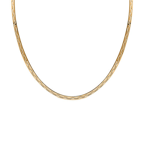 Strukturiertes Fischgräten-Armband 18cm und Fischgrätenkette 43cm image number 1