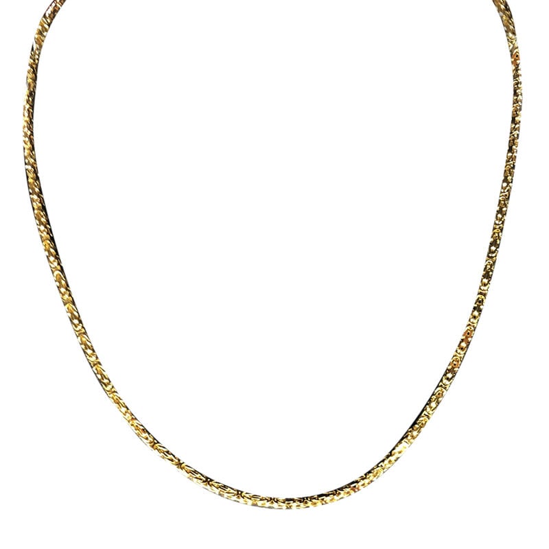 Italienische Königskette, ca. 50 cm, 375 Gelbgold ca. 5,65g image number 0