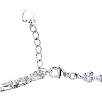 LUSTRO STELLA wei&szlig;es Zirkonia 18cm Armband