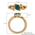 Grandidierit Ring 925 Silber vergoldet  ca. 0,88 ct image number 6