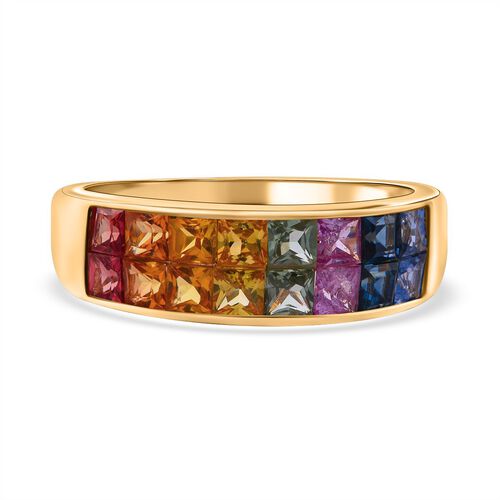 AAA Regenbogen Saphir Ring in 585 Gold - 2,38 ct. image number 0