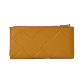 Brieftasche aus Kunstleder mit RFID Schutz, 19x19,5 cm, Orange