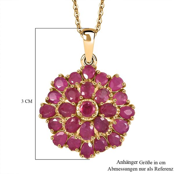 D'Joy Afrikanischer Rubin Anhänger mit 50cm Kette - 5,79 ct. image number 6