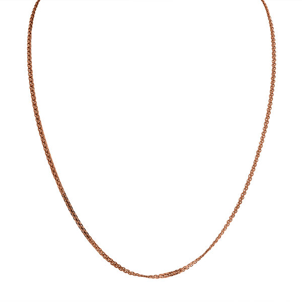 925 Silber rosévergoldet Kette ca. 45 cm ca. 3,31g image number 0