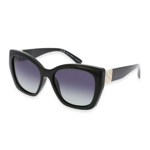 Sole & Luce, Sonnenbrille, UV400, Schwarz/Gold Details image number 0