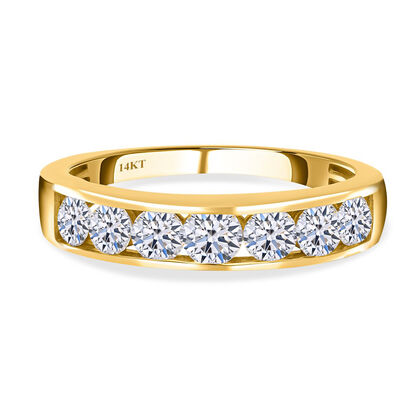 LUXURIANT DIAMOND - Lab Grown Diamant IGI zertifiziert SI G-H Ring 585 gelbgold, (Gr&ouml;&szlig;e 20.00) ca. 1.50 ct