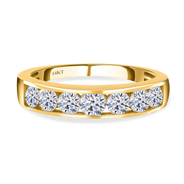 LUXURIANT IGI zertifizierter SI-GH Labor Diamant Ring in 585 Gelbgold - 1,50 ct.