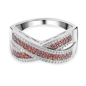 Roter Granat-Ring - 0,86 ct.