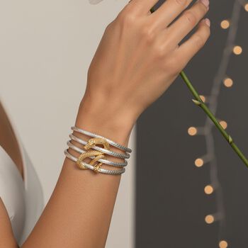 D'Joy 925 Silber Armreif ca. 19 cm ca. 55,60g