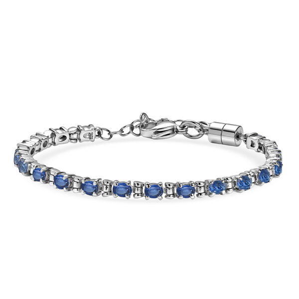EVER TRUE Kyanit Armband ca. 15 cm + 4 cm Extender, 316L Edelstahl ca. 4,98 ct.