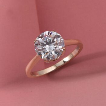 LUXURIANT IGI zertifizierter VS-EF Labor Diamant Ring in 585 Gold - 3 ct.