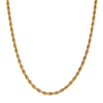 Kordelkette in Goldton, 50cm