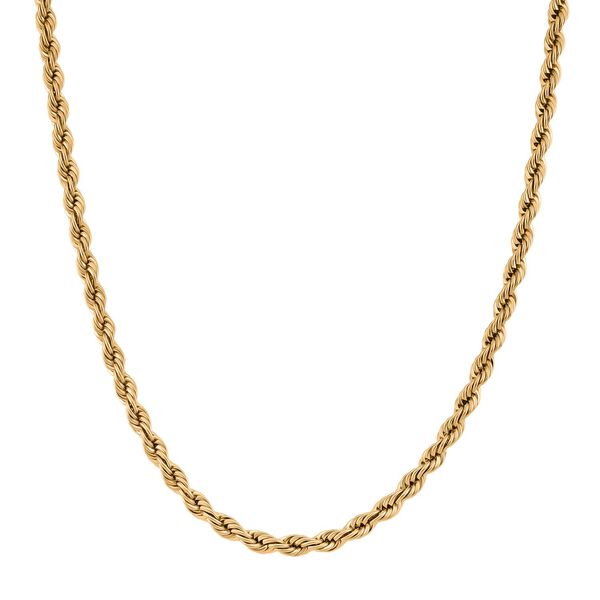 Kordelkette in Goldton, 50cm