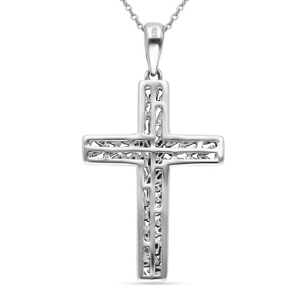 Diamant Kreuz Anhänger mit 45cm Kette - 0,50 ct. image number 5