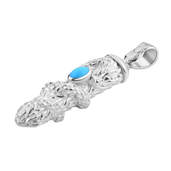 Royal Bali Kollektion - Sleeping Beauty Türkis-Anhänger - 0,40 ct. image number 3