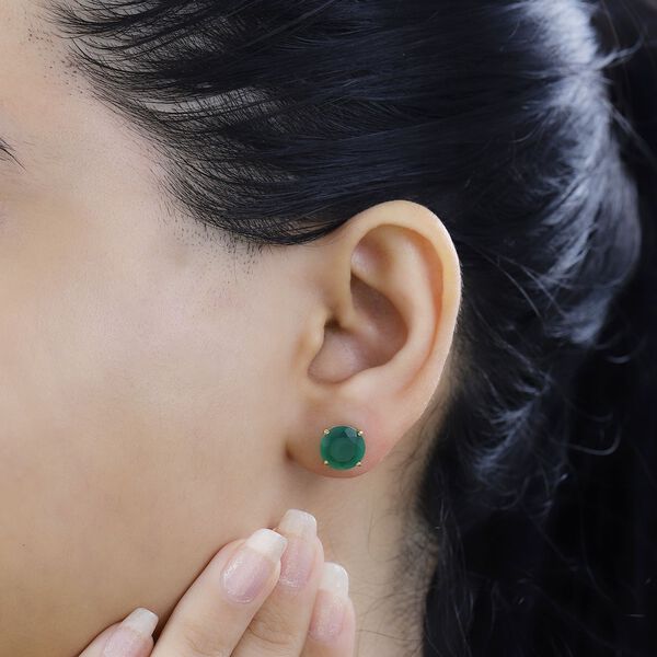 Verde Onyx Ohrringe - 4,77 ct. image number 3