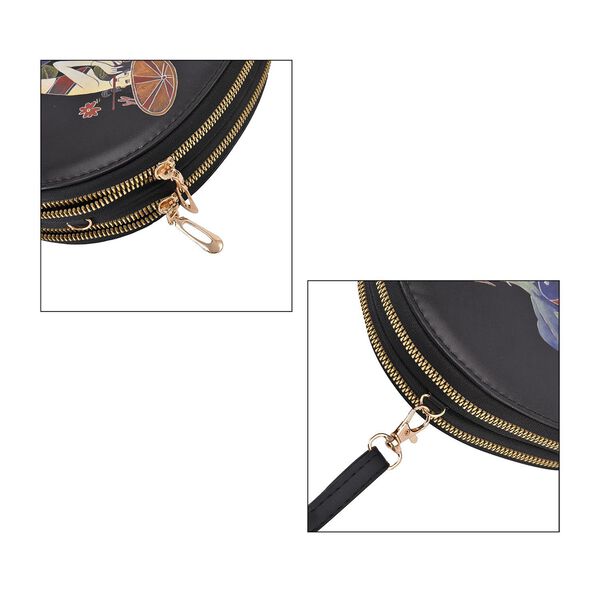 Umh&auml;ngetasche mit Multi-F&auml;chern und RFID Schutz, Geisha, 21x16,5x4,5 cm, Geisha image number 8