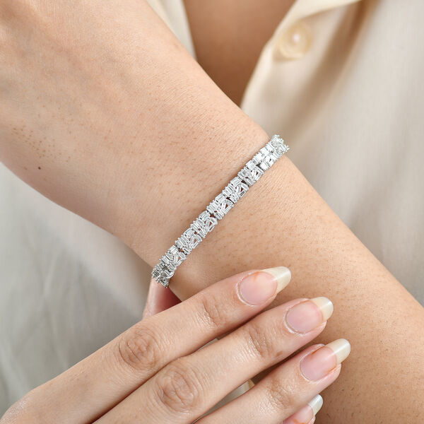 LUXURIANT SGL zertifiziertes SI-GH Labor Diamant 19cm Armband - 5 ct. image number 3