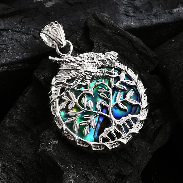 D'Joy Royal Bali- Abalone Muschel Ring und Anh&auml;nger image number 8