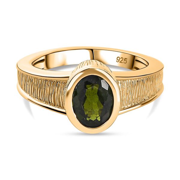 Nat&uuml;rlicher Chromdiopsid-Ring - 1,05 ct.