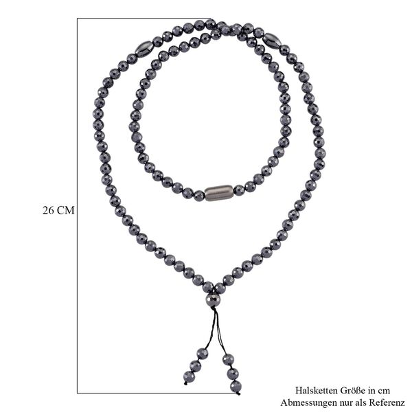 Terahertz Halskette ca. 86.5 cm Reiner Edelstahl ca. 330.00 ct image number 7