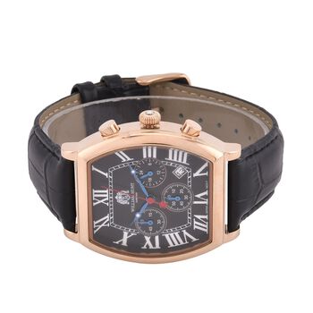 Wei&szlig;er Kristall Uhren 9.75 cm Reiner Edelstahl IP Rosa Plattierung