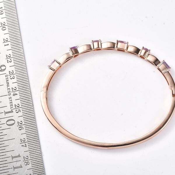 Rose De France Amethyst Armreif, 19 cm - 2,92 ct. image number 7