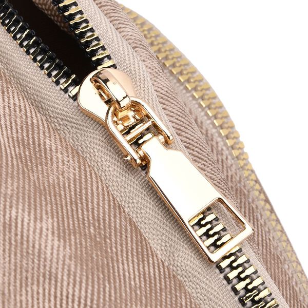 Rucksack aus Nylon mit RFID-Schutz, 19x8x32 cm, Beige image number 6