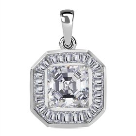 Moissanit Anhänger, ca. 3,66 ct.