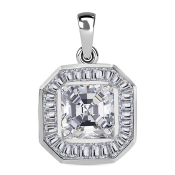 Moissanit Anh&auml;nger, ca. 3,66 ct.