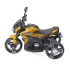 TurboBlitz RC-Motorrad 2.4G,  Licht, Musik, und Power auf Knopfdruck, Größe: 82x52x58, gelb image number 2